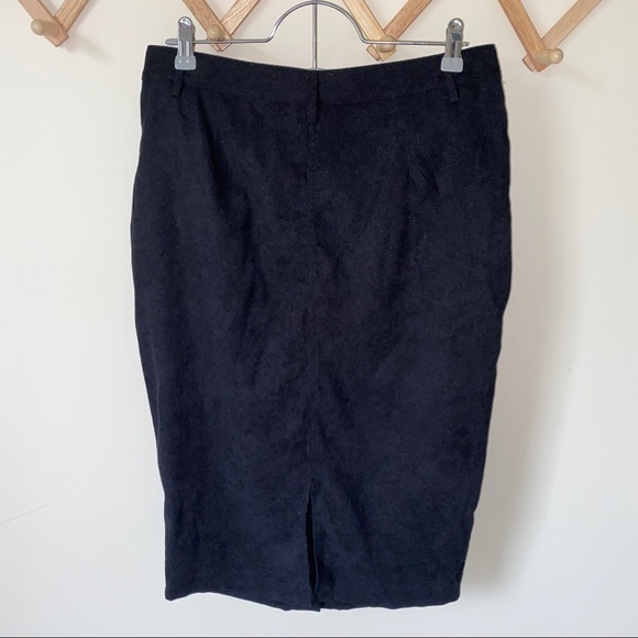 Corduroy Button Front Skirt - Picture 6 of 8